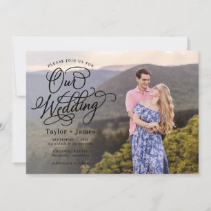 Special Day Elegantes Foto Hochzeit Einladung