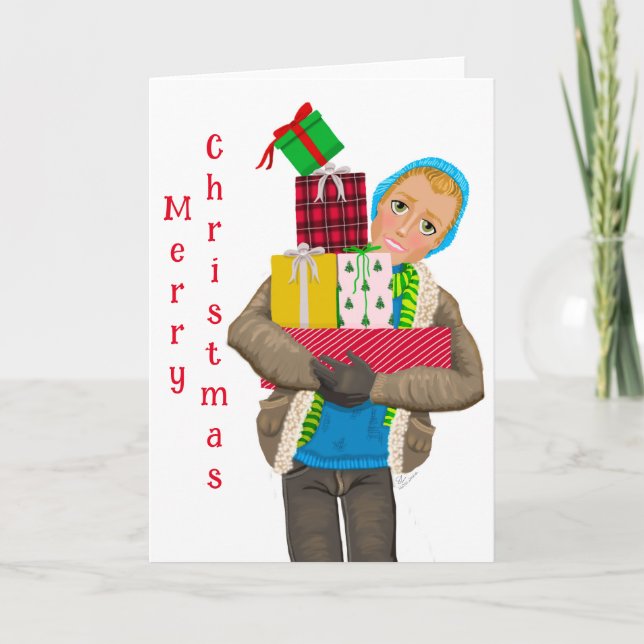 "Special Delivery for your" Weihnachtsgrüße-Karte Karte (Vorderseite)