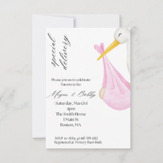 Special Delivery Girl Einladung