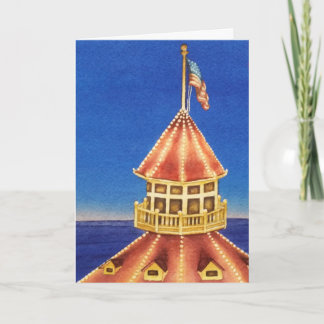 "Special Delivery" Originale Aquarellbilder Feiertagskarte