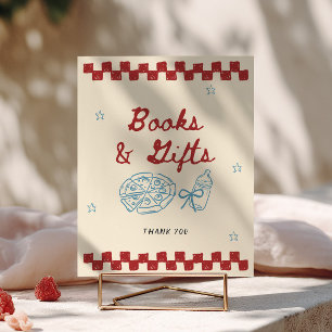 Special Delivery Pizza Baby Shower Bücher & Gesche Poster
