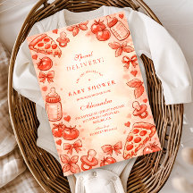 Special Delivery Pizza Baby Shower