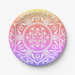 Special Edition Rosenn Mandala Pappteller