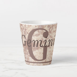 Special élégant Gemini star signe cadeau de tasse 