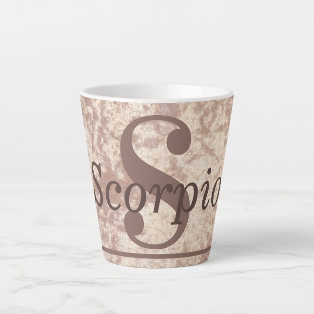 Special élégant Scorpio star signe tasse cadeau (Devant)