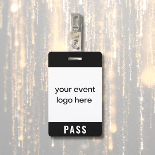 Special Event Pass Abzeichen Ausweis