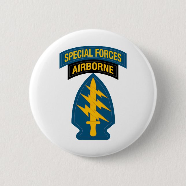 Special Forces-Abzeichen Airborne Tab Button (Vorderseite)