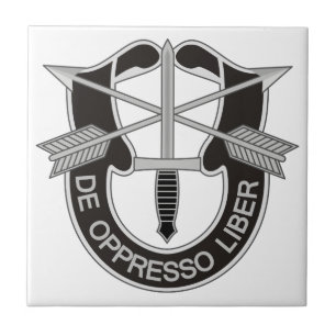 Special Forces SF De Oppresso Liber Fliese