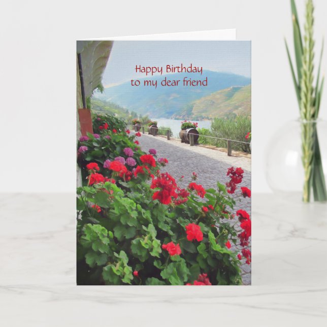 Special Friend einen schönen Geburtstag Karte (Vorderseite)