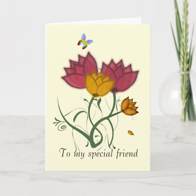 Special Friend Karte (Vorderseite)