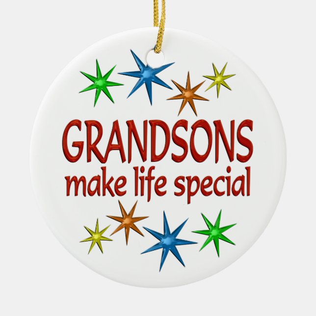 Special Grandson Keramikornament (Vorne)
