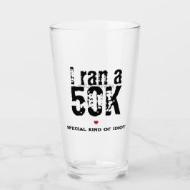 Special Idiot Ultramarathon Running Funny Glas