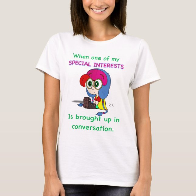Special interests shirt (women)  (Vorderseite)