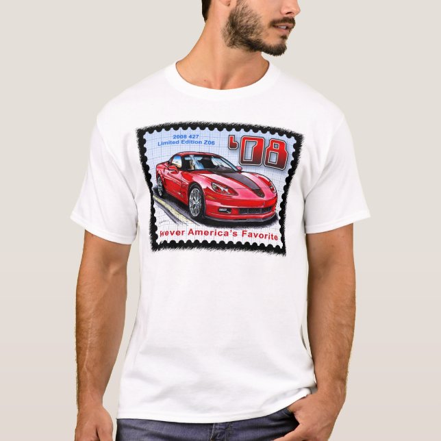 Special Limited-Ausgabe 2008 Korvette 427 Z06 T-Shirt (Vorderseite)