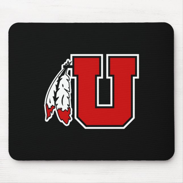 Special Logo Utah Utes Sticker  Mousepad (Vorne)