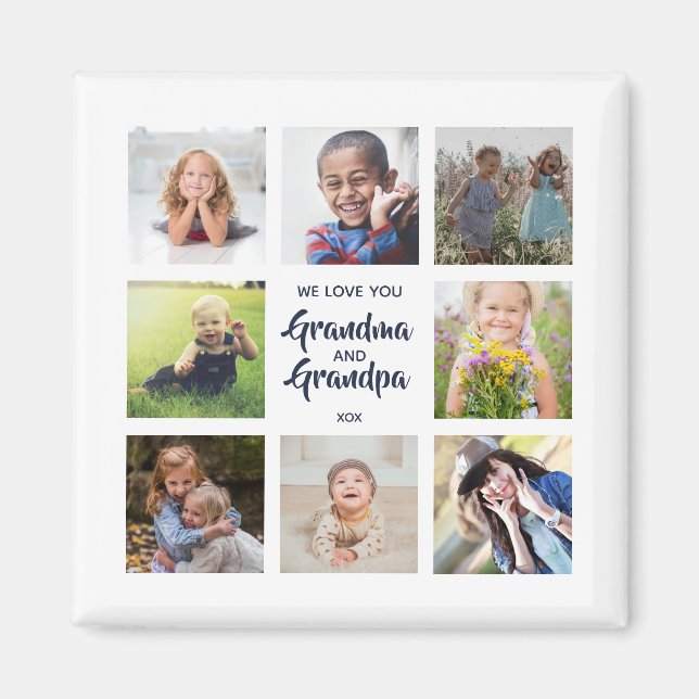 Special Magnet 8 Fotos für Oma Opa (Vorne)