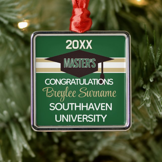 Special! Master Degree  Ornament Aus Metall (Baum)