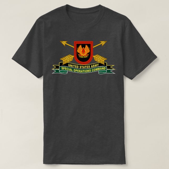Special Operations Command Sine Pari Flash mit Br  T-Shirt (Design vorne)