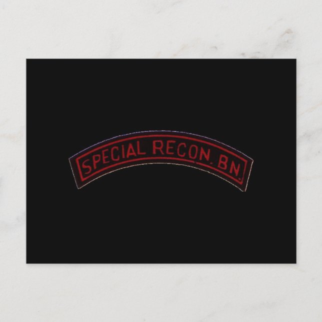 Special Recon BN Postkarte (Vorderseite)