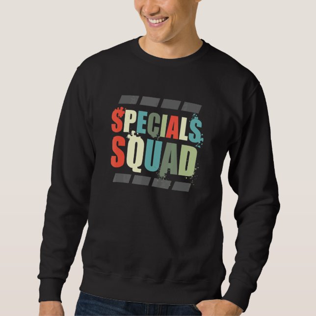 Specials Squad Related Arts Teacher Back To School Sweatshirt (Vorderseite)