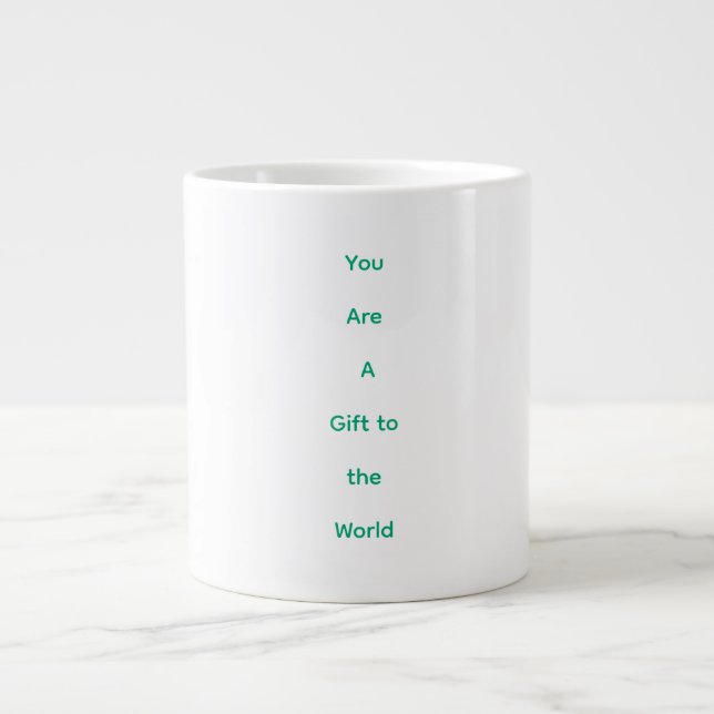 Specialty Mug that will lift your thoughts Jumbo-Tasse (Vorderseite)