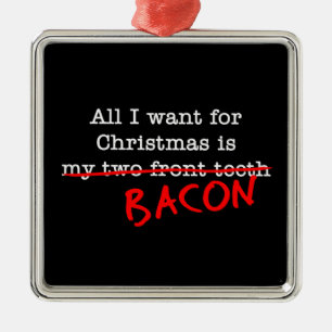 Speck aller, den ich für Weihnachten will Silbernes Ornament