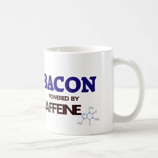 Speck angetrieben durch Koffein Kaffeetasse (Rechts)