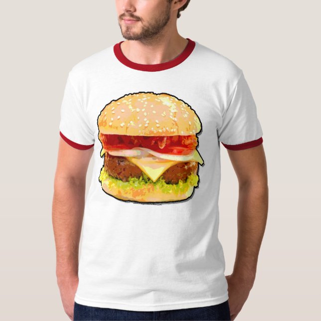 Speck-Cheeseburger T-Shirt (Vorderseite)