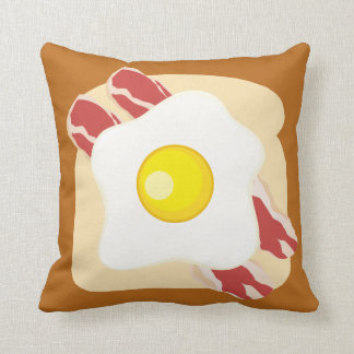 Speck-Ei-Toast-Kissen Kissen