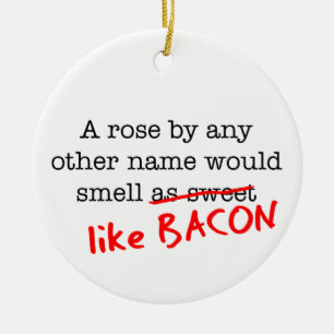 Speck eine Rose durch irgendeinen anderen Namen Keramik Ornament