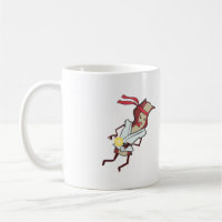 Speck gegen Wurst-Tasse