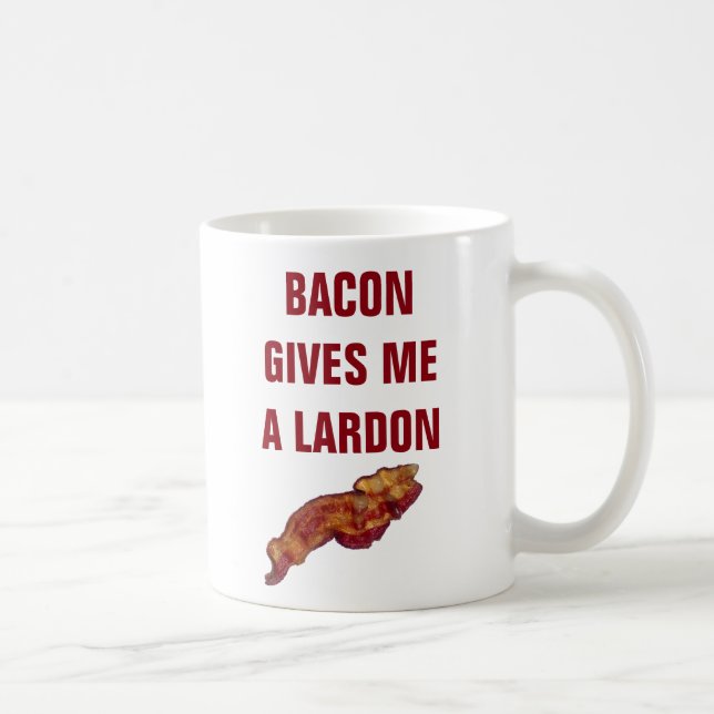 Speck gibt mir ein lardon kaffeetasse (Rechts)