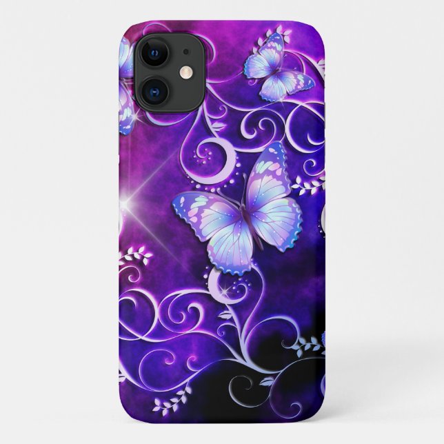 Speck-Kasten der Schmetterlings-Kunst-3 Case-Mate iPhone Hülle (Rückseite)