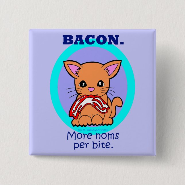 Speck: Mehr noms pro Bisskatze Button (Vorderseite)