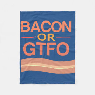 Speck oder GTFO Fleecedecke