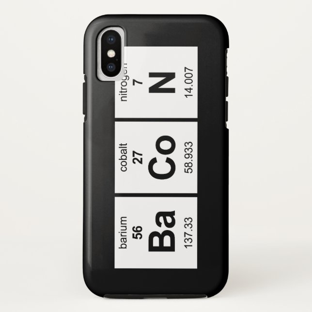 Speck-Periodensystem Case-Mate iPhone Hülle (Rückseite)