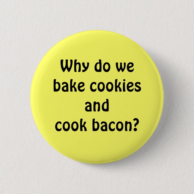 Speck-Plätzchen Button (Vorderseite)