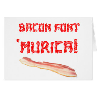 Speck-Schriftart 'Murica!