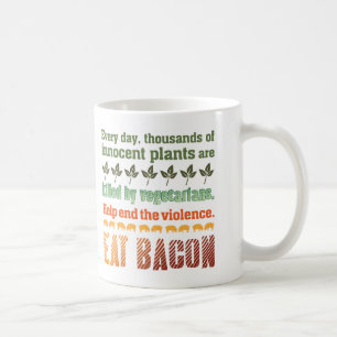 Speck-Vegetarier Kaffeetasse