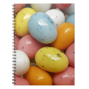Speckled Colored Jelly Bean Ostereier Notizblock