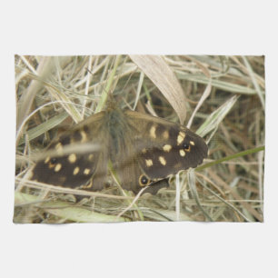 Speckled Wood Butterfly Küchentuch