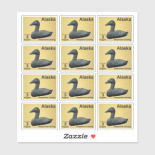 Speckstein-Eider-Aufkleber Aufkleber