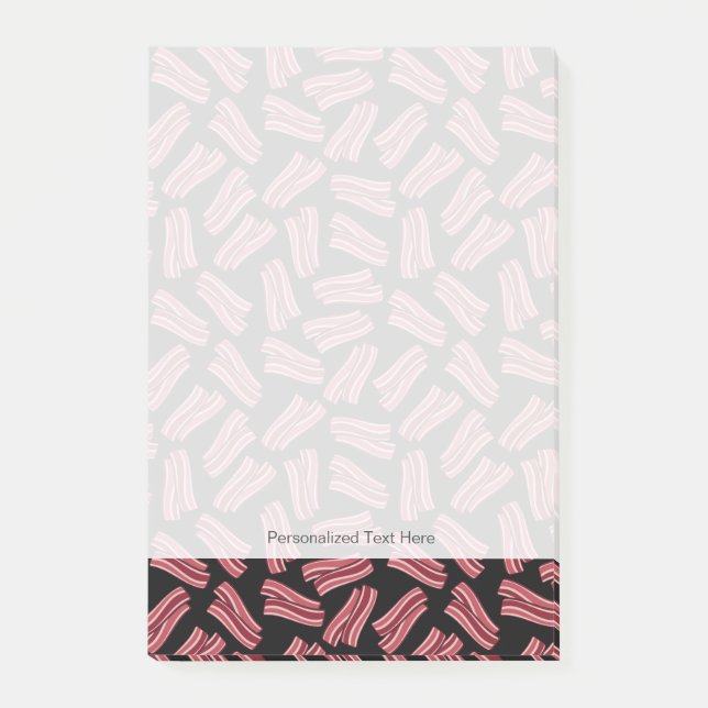 Speckstreifen-Muster Post-it Klebezettel (Vorderseite)
