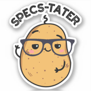 Specs tater Funny Picknick Aufkleber