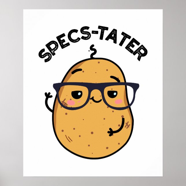 Specs tater Funny Picknick Poster (Vorne)