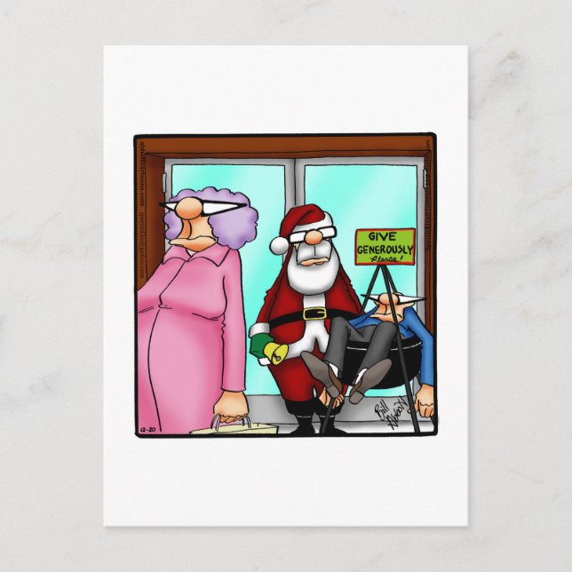 Spectacles de cartes postales pour Humours de Noël (Devant)