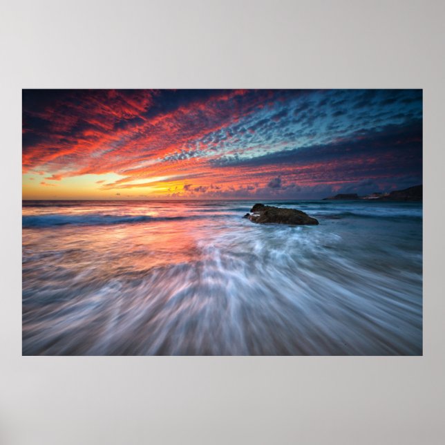 Spectacular Sunset | Stone Beach, El Poster (Vorne)