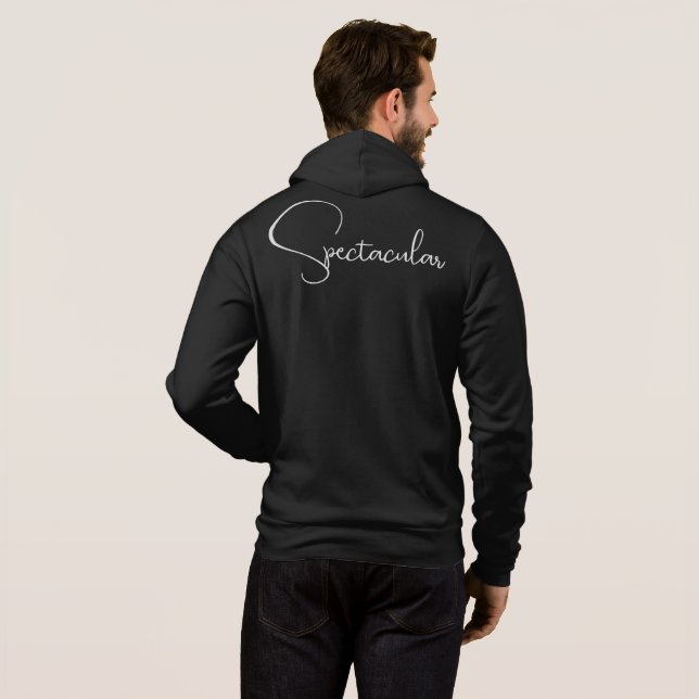 Spectacular T-Shirt Hoodie (Schwarz voll)