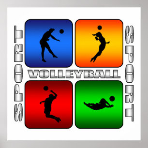 Spectacular Volleyball Poster