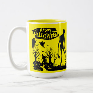 Specter's Erntedankfest gelb Zweifarbige Tasse
